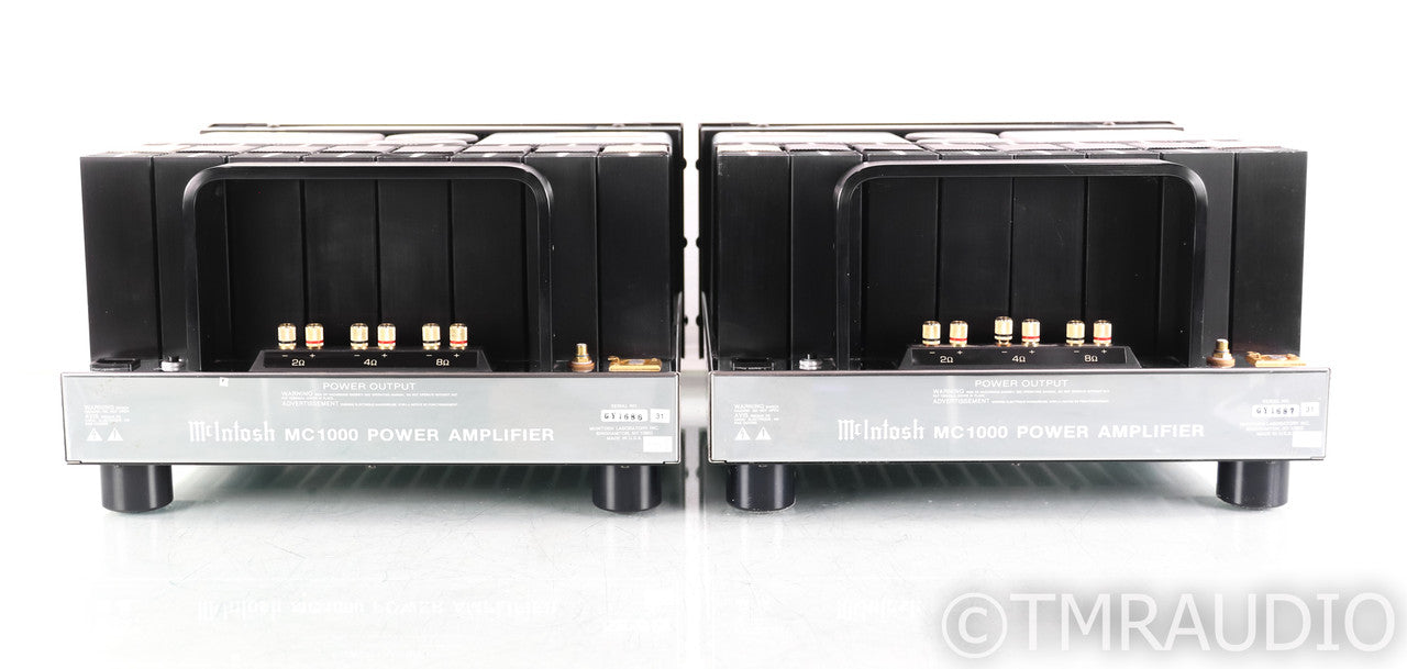 McIntosh MC1000 Monoblock Power Amplifiers; Pair; MC-1000; 1kW