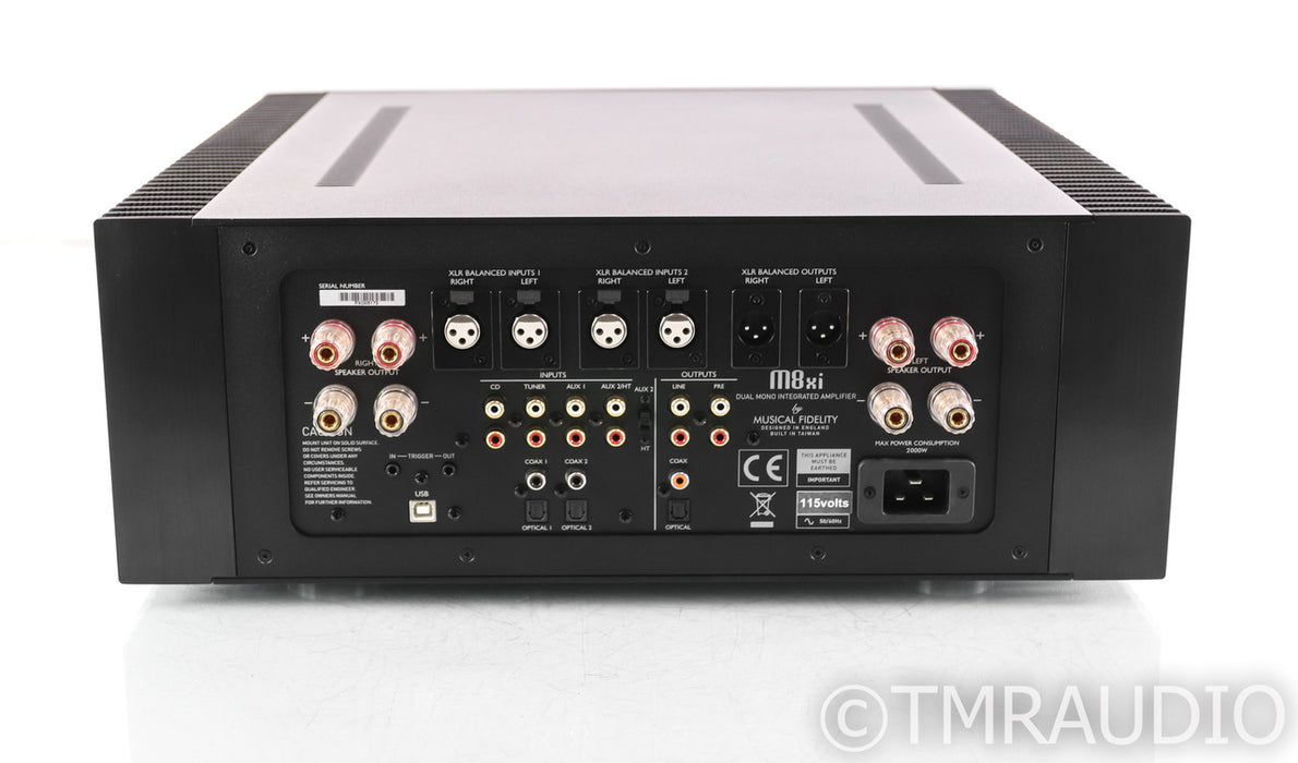 Musical Fidelity M8xi Stereo Integrated Amplifier; M8-xi; Silver; Remote