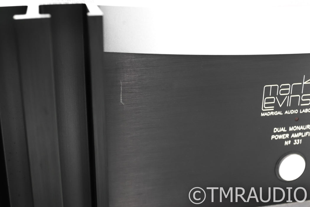 Mark Levinson No. 331 Stereo Power Amplifier; No331; Silver