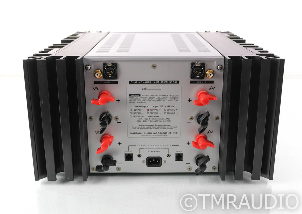 Mark Levinson No. 331 Stereo Power Amplifier; No331; Silver