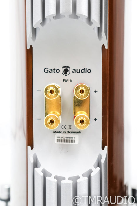 Gato Audio FM-6 Floorstanding Speakers; Walnut Pair