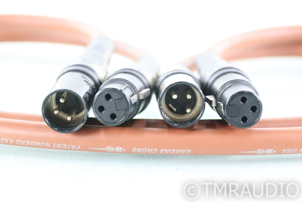 Cardas Cross XLR Cables; 1m Pair Balanced Interconnects