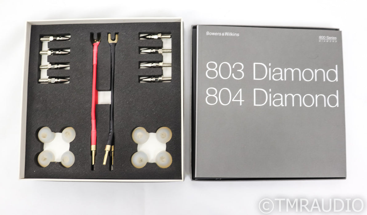 B&W 803 D2 Floorstanding Speakers; D-1; Piano Black Pair