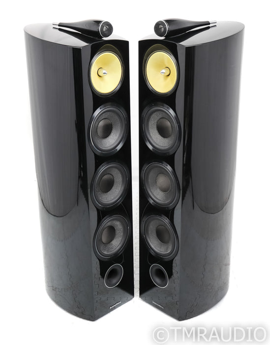 B&W 803 D2 Floorstanding Speakers; D-1; Piano Black Pair