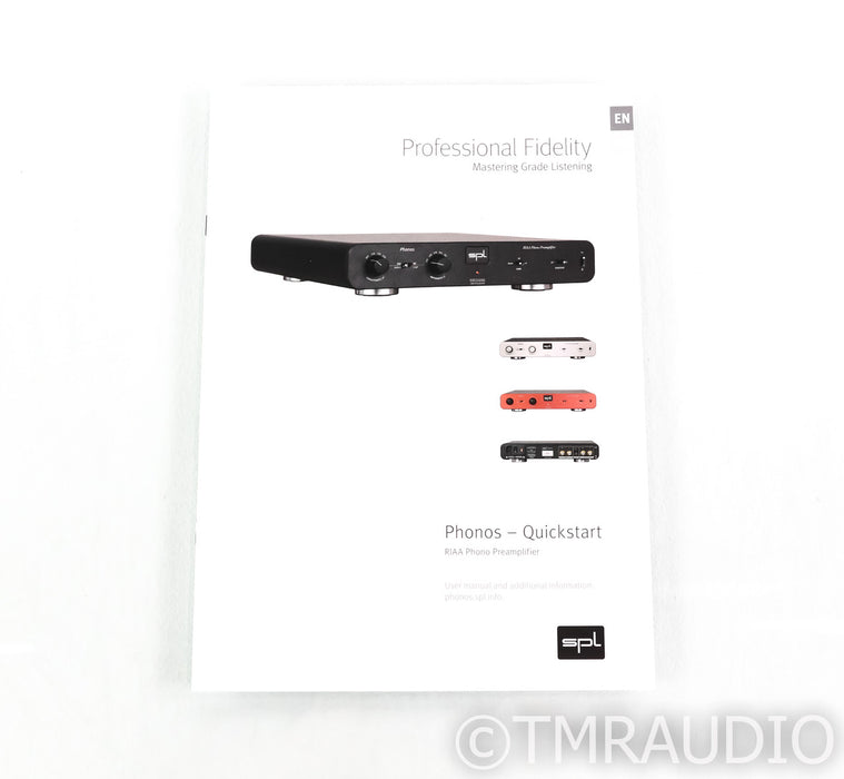 SPL Phonos MM / MC Phono Preamplifier; RIAA