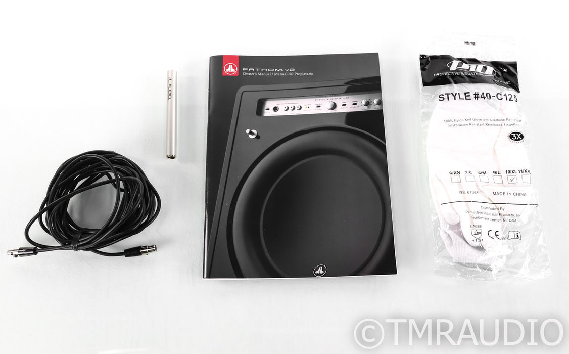 JL Audio Fathom F110 v2 10" Powered Subwoofer; F-110 v.2; Piano Black