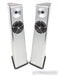 YG Acoustics Carmel Floorstanding Speakers; Brushed Aluminum Pair