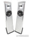 YG Acoustics Carmel Floorstanding Speakers; Brushed Aluminum Pair