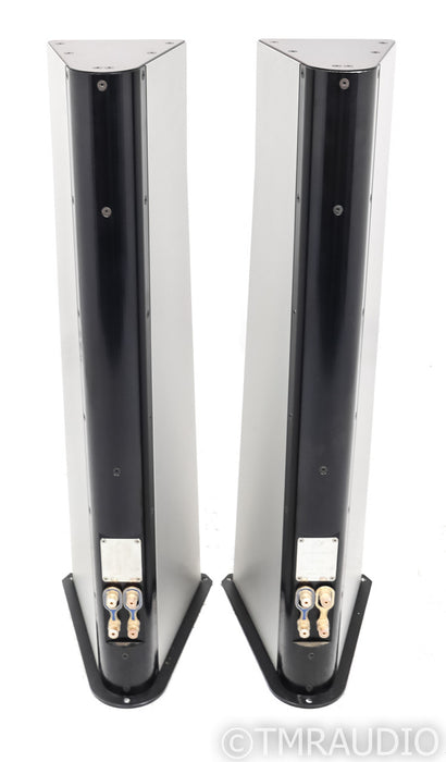 YG Acoustics Carmel Floorstanding Speakers; Brushed Aluminum Pair