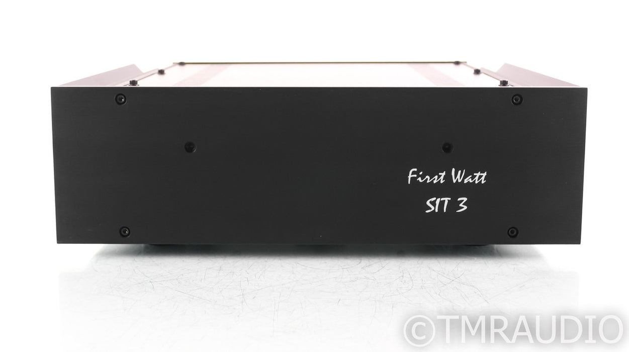 First Watt SIT-3 Stereo Power Amplifiers; Black; Sit3