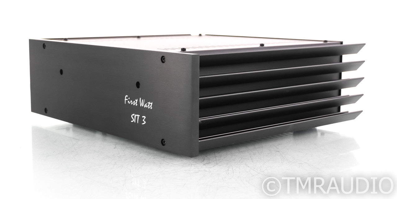 First Watt SIT-3 Stereo Power Amplifiers; Black; Sit3