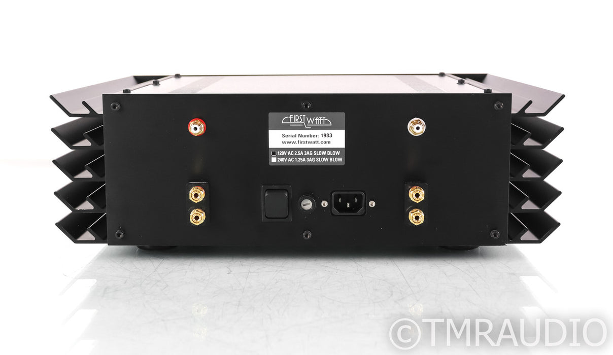 First Watt SIT-3 Stereo Power Amplifiers; Black; Sit3