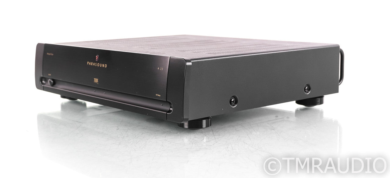 Parasound A 23 Stereo Power Amplifier; A23; Black