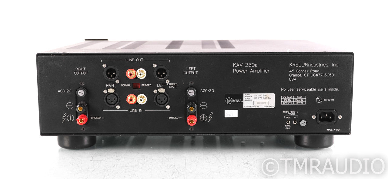 Krell KAV-250a Stero Power Amplifier; KAV250A