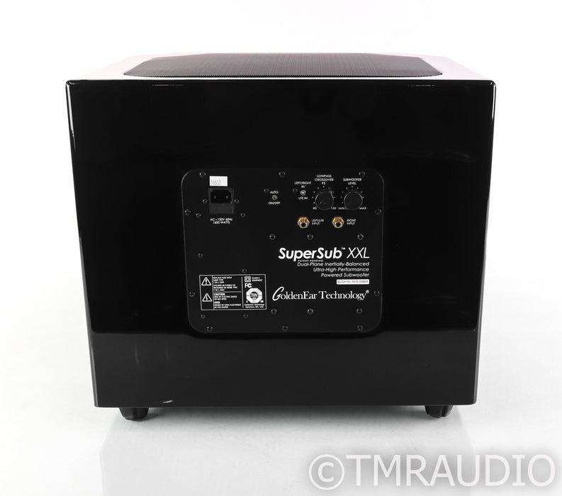 GoldenEar SuperSub XXL Dual 12" Powered Subwoofer; Piano Black