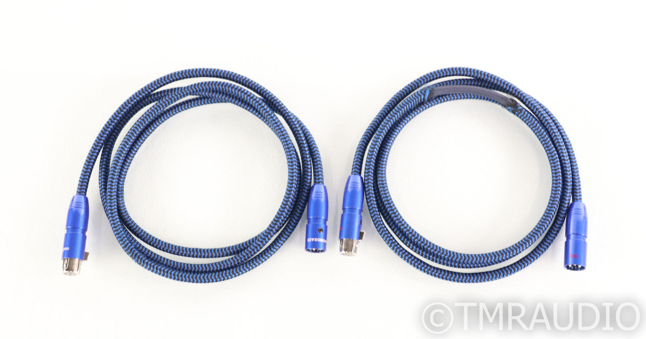 AudioQuest Diamondback XLR Cables; 2m Pair Balanced Interconnects