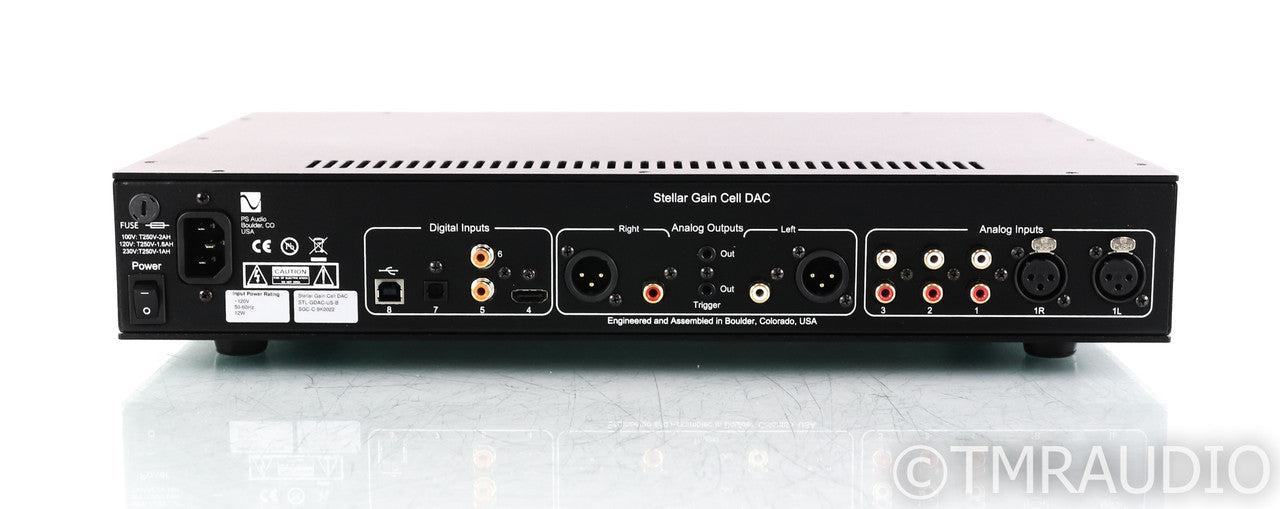 PS Audio Stellar Gain Cell DAC; D/A Converter; Black; Remote (Used)