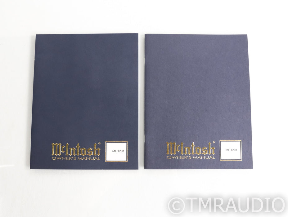 McIntosh MC1201 Mono Power Amplifier; Pair; MC-1201