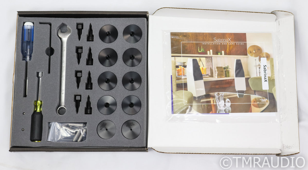 Wilson Audio SabrinaX Floorstanding Speakers; Sabrina X; Obsidian Black Pair