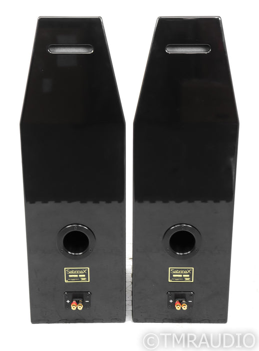 Wilson Audio SabrinaX Floorstanding Speakers; Sabrina X; Obsidian Black Pair