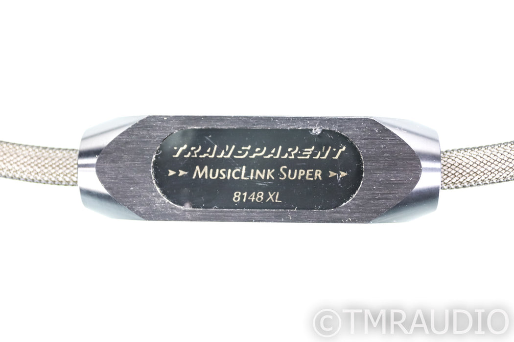 Transparent Audio MusicLink Super 8148 XL RCA Cables; 1m Pair