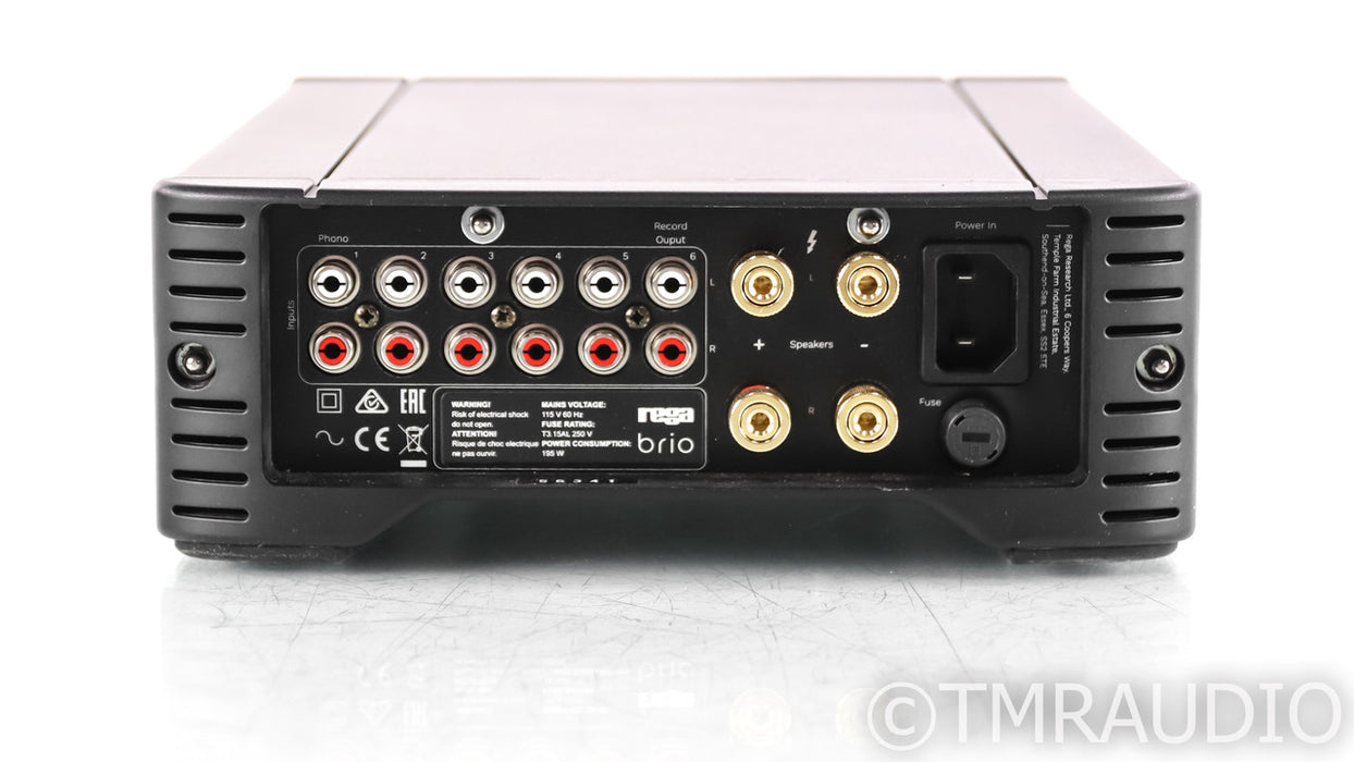 Rega Brio Stereo Integrated Amplifier; Black; Remote