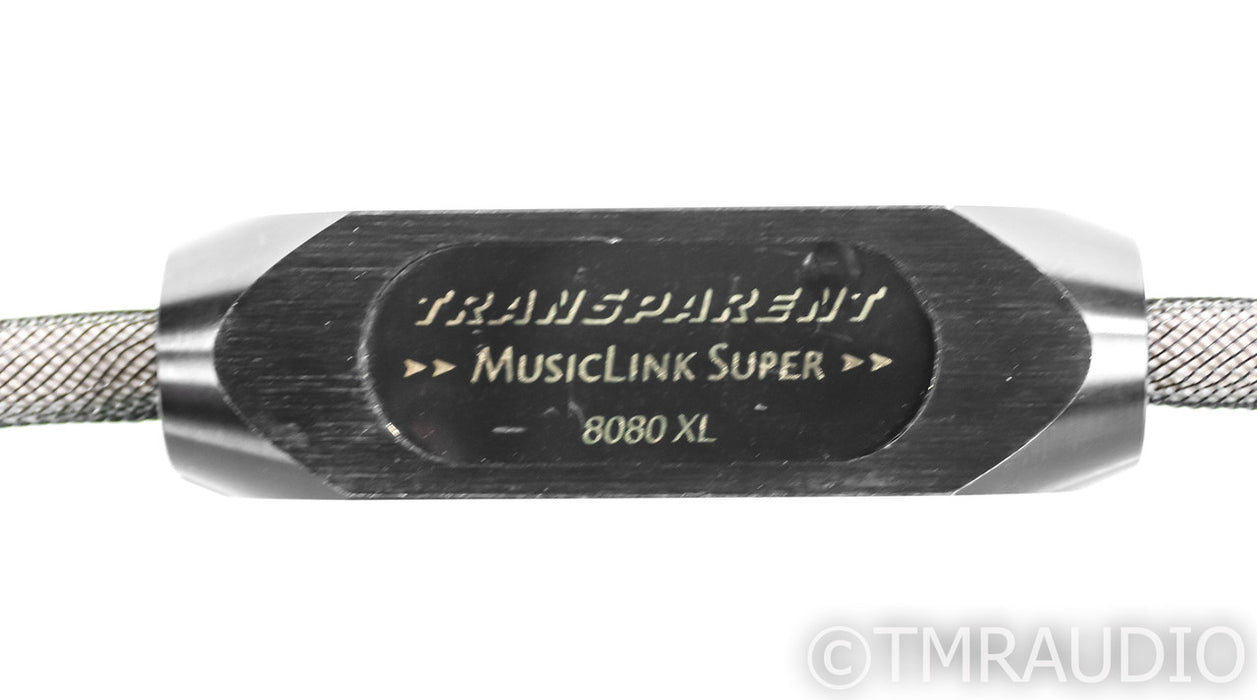 Transparent Audio MusicLink Super 8080 XL RCA Cables; 1m Pair