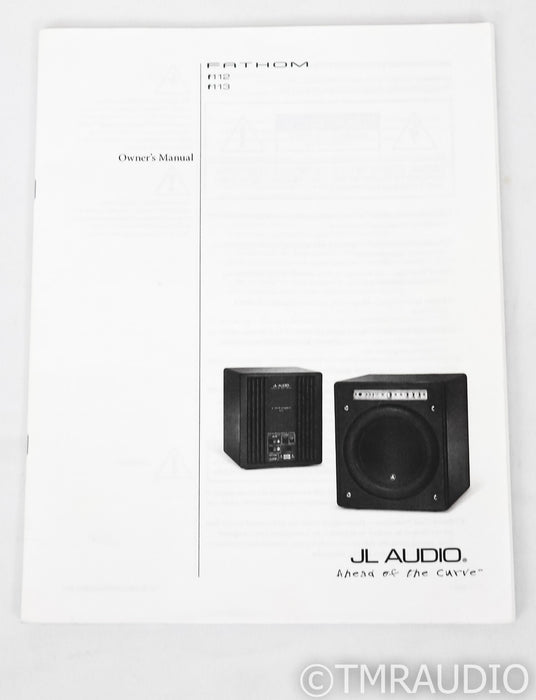 JL Audio Fathom f113 13.5" Powered Subwoofer; F-113 v1; Gloss Black
