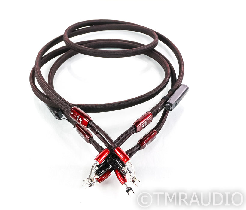 AudioQuest William Tell ZERO Speaker Cables; 8ft Pair; 72v DBS