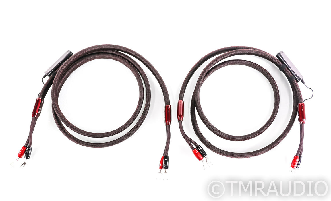 AudioQuest William Tell ZERO Speaker Cables; 8ft Pair; 72v DBS