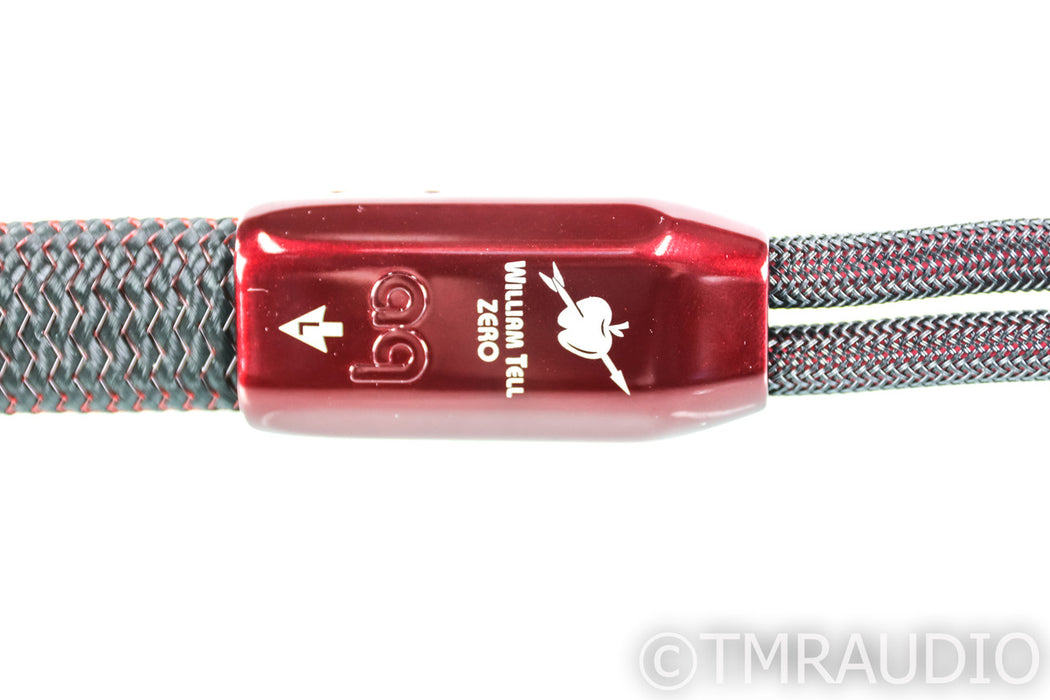 AudioQuest William Tell Speaker Cables; 8ft Pair; 72v DBS
