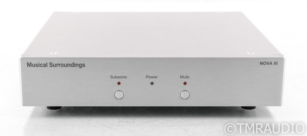 Musical Surroundings Nova III MM / MC Phono Preamplifier; Linear Power Supply