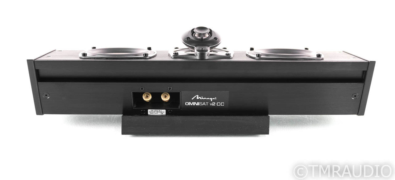 Mirage OmniSat v2 CC Center Channel Speaker; Black; OSv2CCB-1