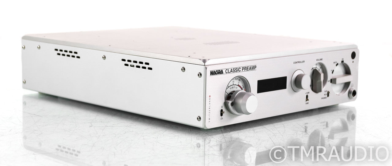 Nagra Classic Preamp Stereo Tube Preamplifier; Remote; Silver