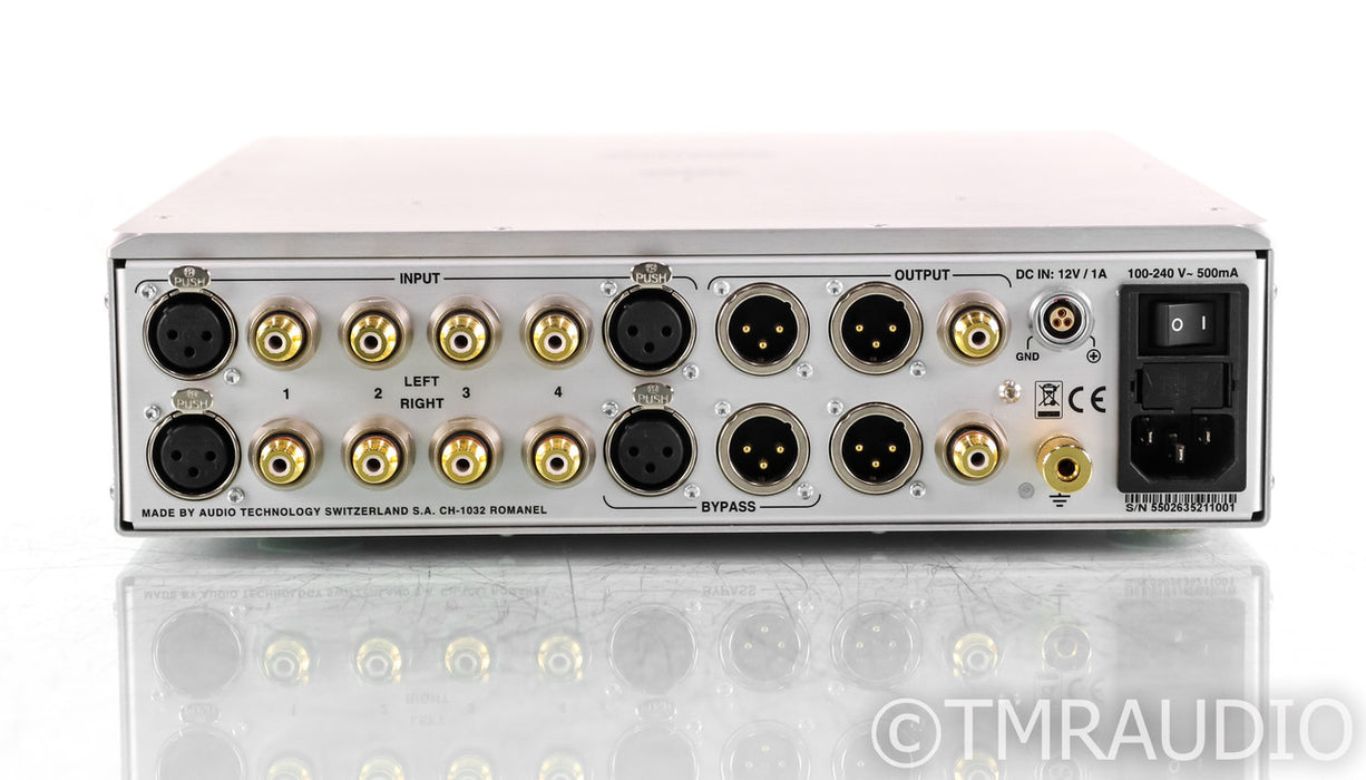 Nagra Classic Preamp Stereo Tube Preamplifier; Remote; Silver