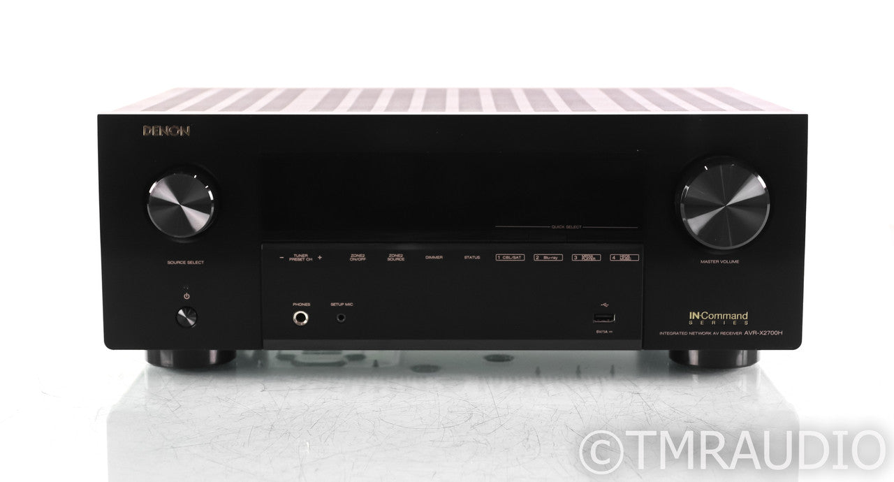 Denon AVR-X2700H 7.2 Channel Home Theater Receiver; AVRX2700H; Remote