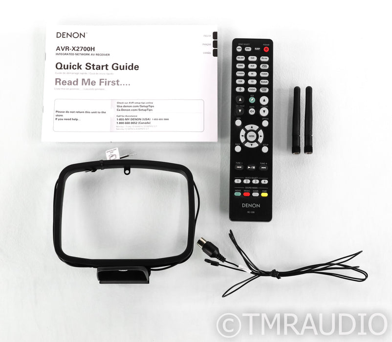 Denon AVR-X2700H 7.2 Channel Home Theater Receiver; AVRX2700H; Remote