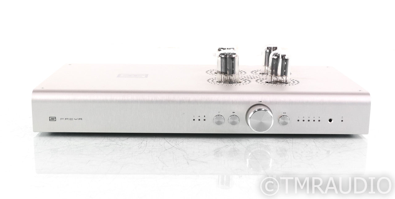 Schiit Audio Freya v1 Tube Hybrid Stereo Preamplifier; Silver; Remote