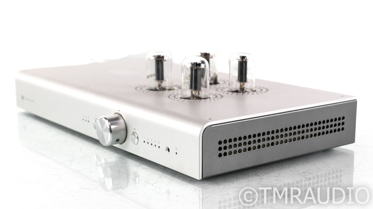 Schiit Audio Freya v1 Tube Hybrid Stereo Preamplifier; Silver; Remote