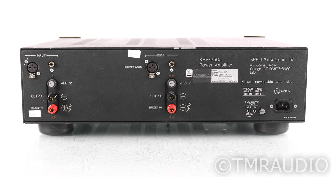 Krell KAV-250a Stereo Power Amplifier; KAV250a