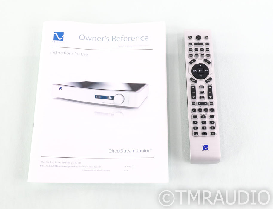 PS Audio PerfectWave DirectStream Junior DAC; DSJ; Silver; Remote