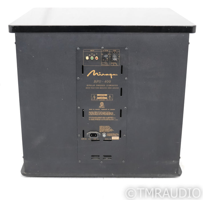 Mirage BPS-400 Dual 12" Powered Subwoofer; BPS400; Black