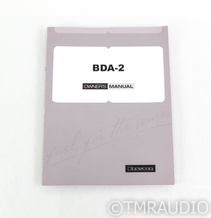 Bryston BDA-2 DAC; BDA2; D/A Converter; Silver