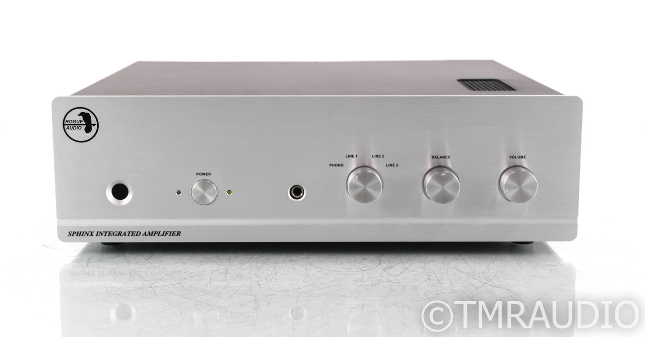 Rogue Audio Sphinx v2 Stereo Tube Integrated Amplifier; Remote; Silver