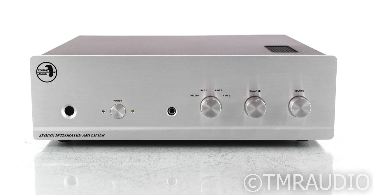 Rogue Audio Sphinx v2 Stereo Tube Integrated Amplifier; Remote; Silver