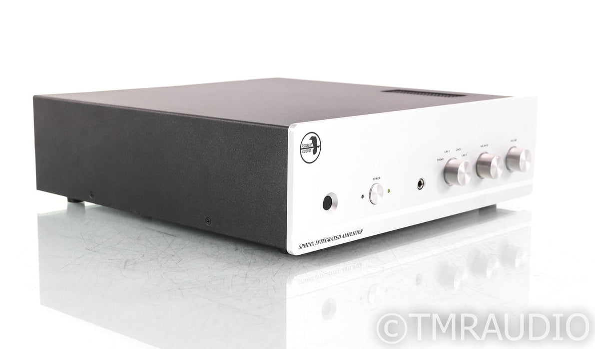 Rogue Audio Sphinx v2 Stereo Tube Integrated Amplifier; Remote; Silver