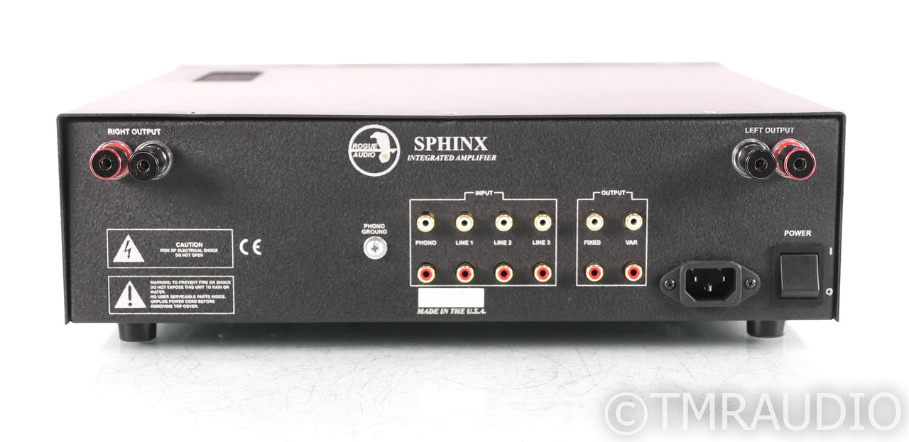 Rogue Audio Sphinx v2 Stereo Tube Integrated Amplifier; Remote; Silver
