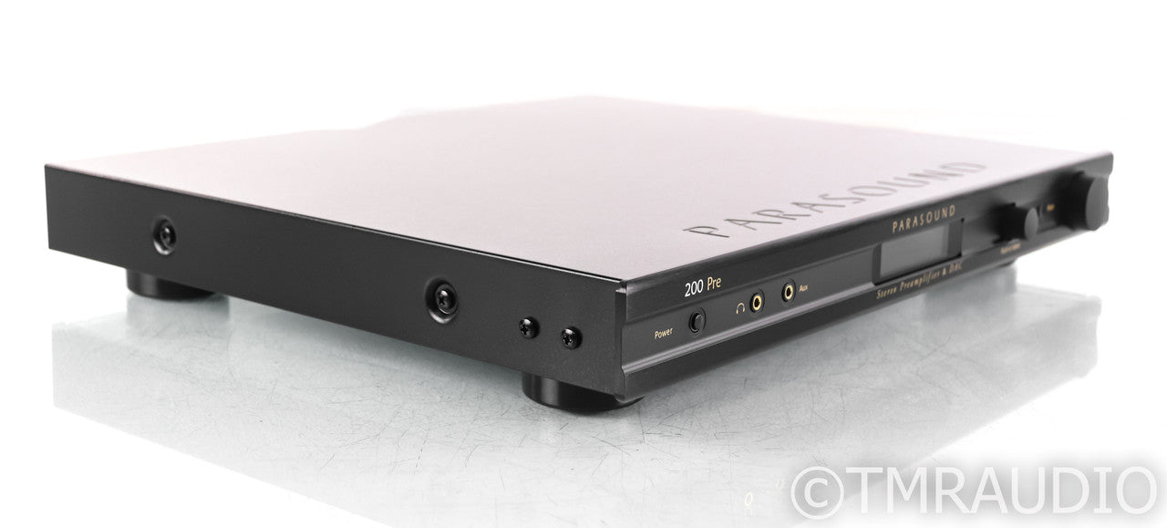 Parasound 200 Pre 2.1 Channel Preamplifier / DAC; MM / MC Phono; USB; Remote