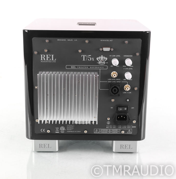 Rel T/5x 8" Powered Subwoofer; T5x; Piano Black