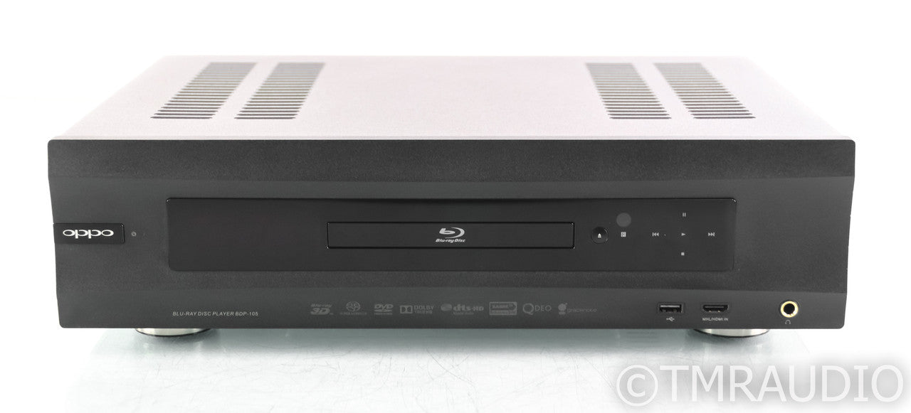 Oppo BDP-105 Universal Bluray Disc Player; BDP105; DAC; USB; Remote
